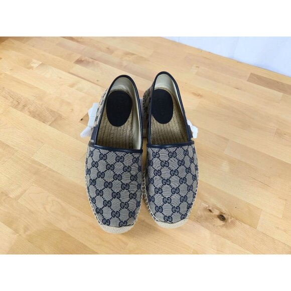 Gucci GG Supreme Blue Espadrilles Men's Size 9 | US 10 - Picture 9 of 12